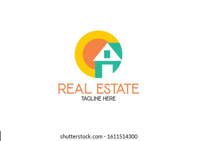 simple built housing for your business and business in the form of an elegant logo