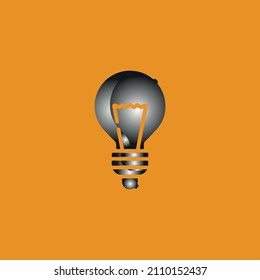 simple bulb illustration design and symbol art