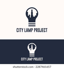 Logo-Vorlage für eine Glühlampe