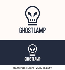 simple bulb lamp logo template