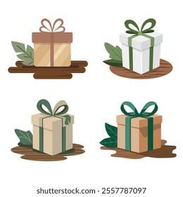 A Simple Bundles Gift Box Vector Design.