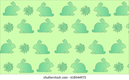 Simple bunny background