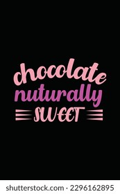Simple Bunny Chocolate T-shirt Design
