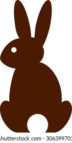 Simple Bunny Silhouette