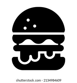 diseño simple de iconos de hamburguesa, mejor utilizado para web, banner, flayer o aplicación