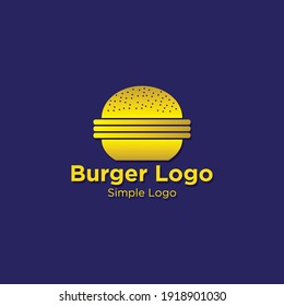 Simple Burger Logo Your Business Stock Vector (Royalty Free) 1918901030 ...