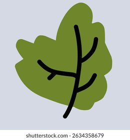 Simple bushes design vector element