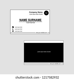 Simple business card