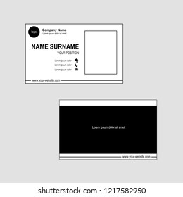 Simple business card