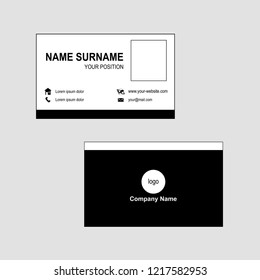 Simple business card