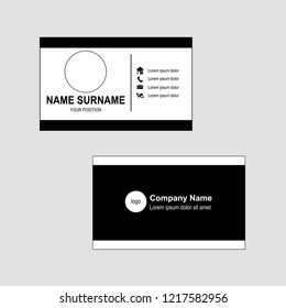 Simple business card