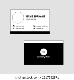 Simple business card