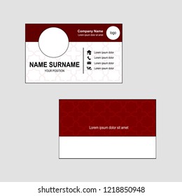 Simple business card