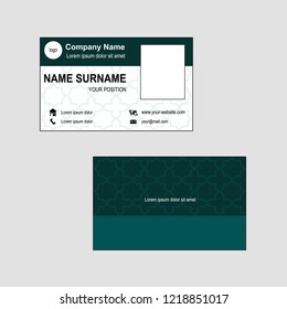 Simple business card