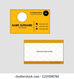 Simple business card