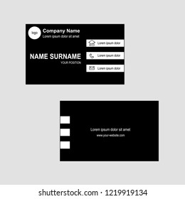 Simple business card