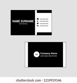 Simple business card