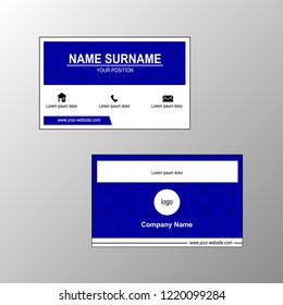 Simple business card