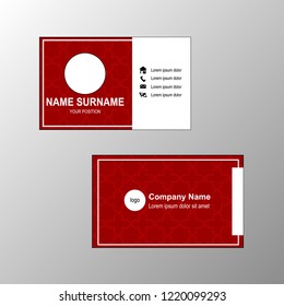 Simple business card