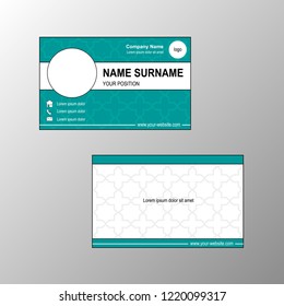 Simple business card