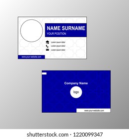 Simple business card