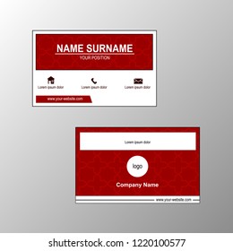 Simple business card