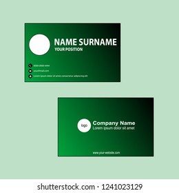 Simple business card