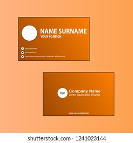 Simple business card