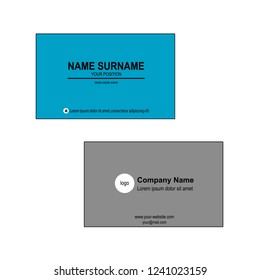 Simple business card