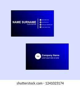 Simple business card