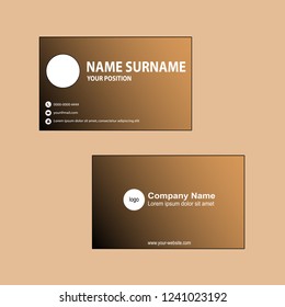 Simple business card