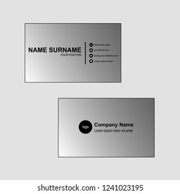 Simple business card