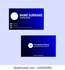 Simple business card