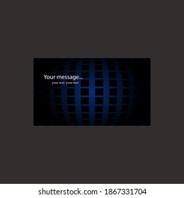 simple business card concept with color combination