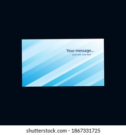 simple business card concept with color combination