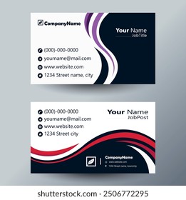 Simple Business card with creative design