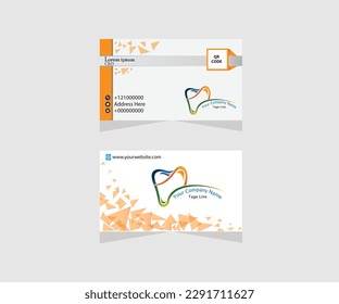 Simple Business Card For Dentist 