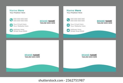 simple  business card design, Creative and Clean template , ,business card design visiting card template