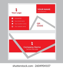 Simple business card design eps file