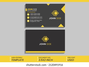 Simple Business Card design tamplate