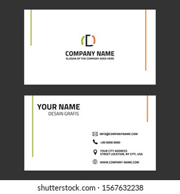 Simple Business Card Design Template