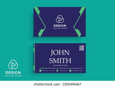 Simple Business Card Design Template, Perfect Size, High Quality, Printable File, New Design