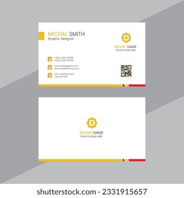 simple business card design template