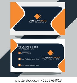 Simple Business Card Design Template 