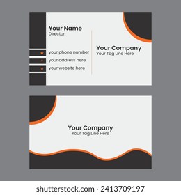Plantilla de diseño de tarjetas de visita simple
