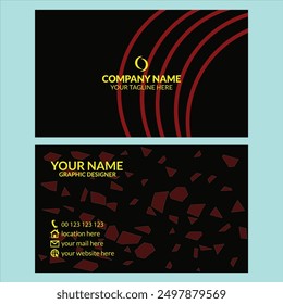 simple business card design template