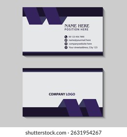 Simple Business Card Design template
