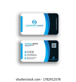 Simple business card design vector