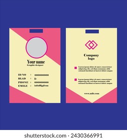 simple business card design vector