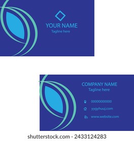 simple business card design vector